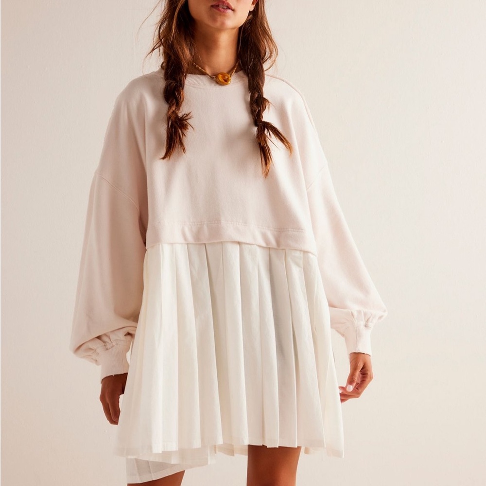 Free People Elinor dress size small pink